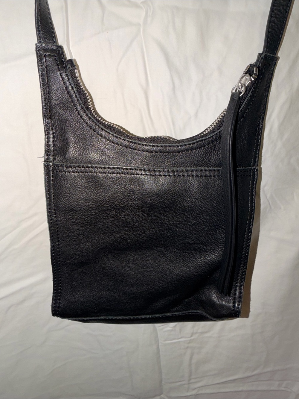 Lucky Brand Black Leather Crossbody Bag